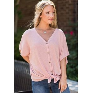 🎆SCARLET Womens Tie Front Top🎆